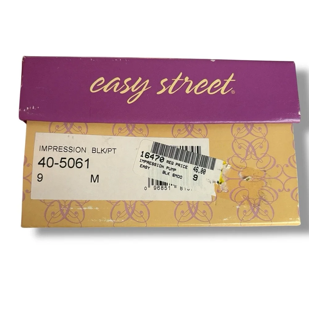 Easy Street Impression Classic Black Pumps‎ Size 9 New